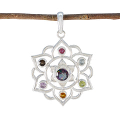Stella Multicolor Pendant - Colorful Gemstone Design Multi Stone multicolor Multicolor