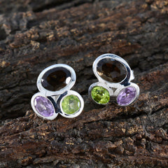 Jia Multicolor Stud Earrings for Everyday Glam