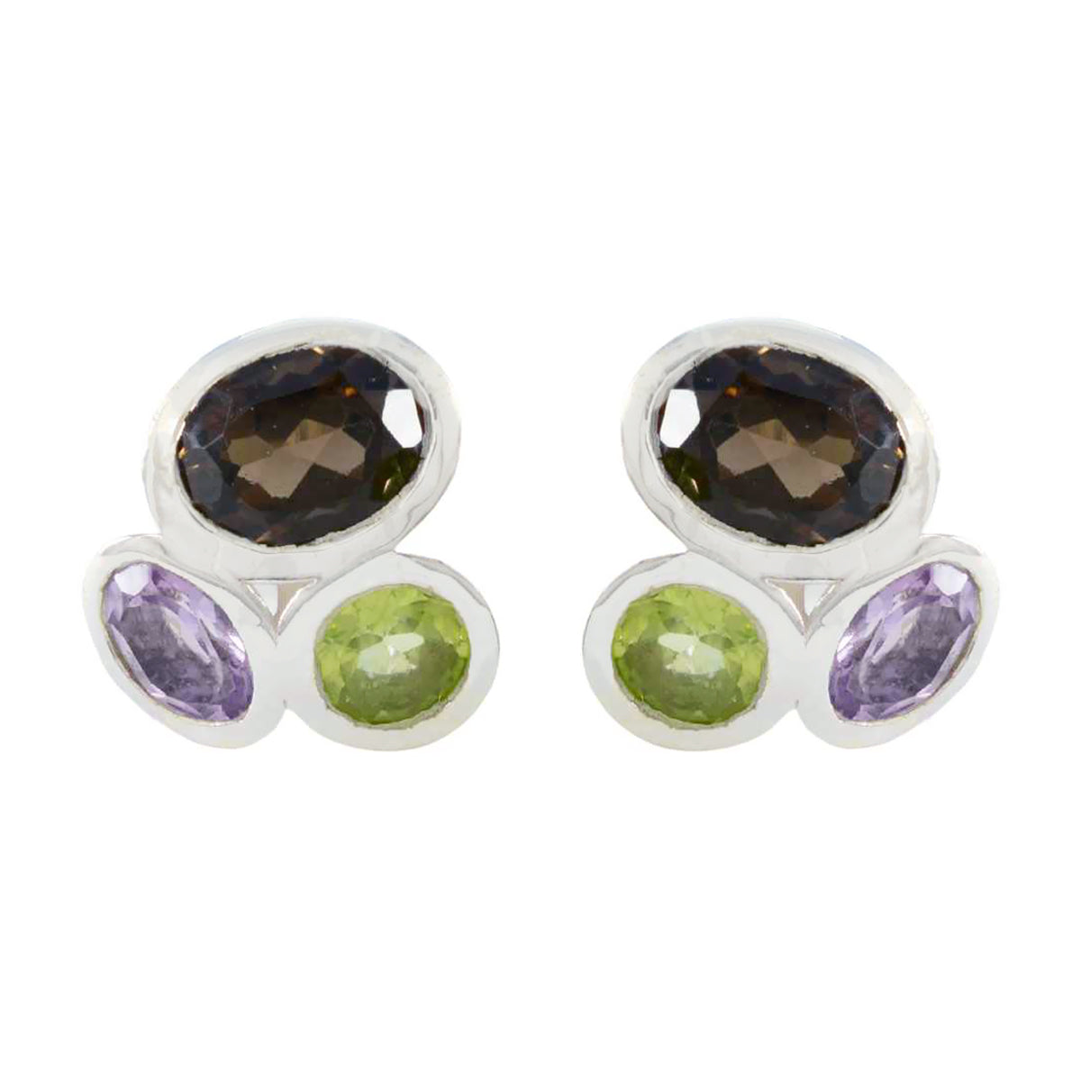 Jia Multicolor Stud Earrings for Everyday Glam Multi multicolor Stud