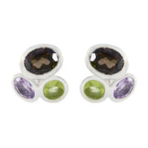 Jia Multicolor Stud Earrings for Everyday Glam Multi multicolor Stud