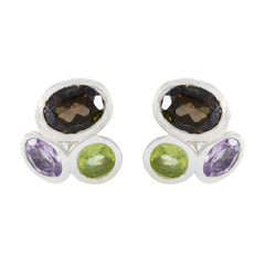 Jia Multicolor Stud Earrings for Everyday Glam Multi multicolor Stud