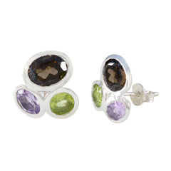 Jia Multicolor Stud Earrings for Everyday Glam