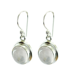 Ling Stylish Gemstone Earrings for Everyday Glam Rose Quartz Pink Dangle