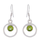 Teresa Green Dangle Earrings with Elegant Design Peridot Green Dangle