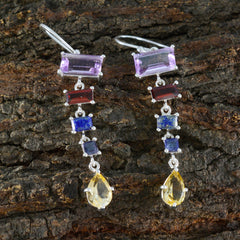 Tereza Multicolor Earrings Online - Stunning Gemstone Design