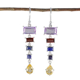 Tereza Multicolor Earrings Online - Stunning Gemstone Design Multi multicolor Dangle