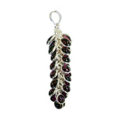 Julia Tiny Glamorous Pendant for Everyday Style Garnet Red Red