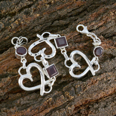 Isabelle Tiny Red Gemstone Bracelet for Elegant Style