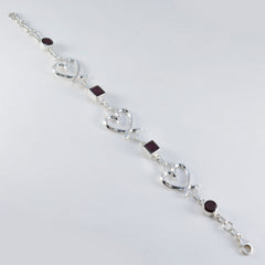 Isabelle Tiny Red Gemstone Bracelet for Elegant Style