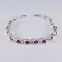 Aisha Tiny Red Links Bracelet for Everyday Glam