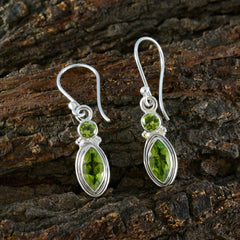 Bella Toi et Moi Green Earrings for Everyday Glam