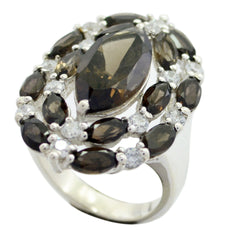 Zazlle Trendy Brown Gemstone Ring - Fashionable Jewelry
