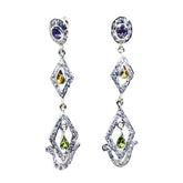 Natcha Trendy Green Stud Earrings for Every Occasion Malachite Green Stud