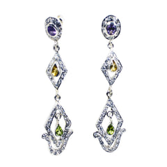 Natcha Trendy Green Stud Earrings for Every Occasion Malachite Green Stud