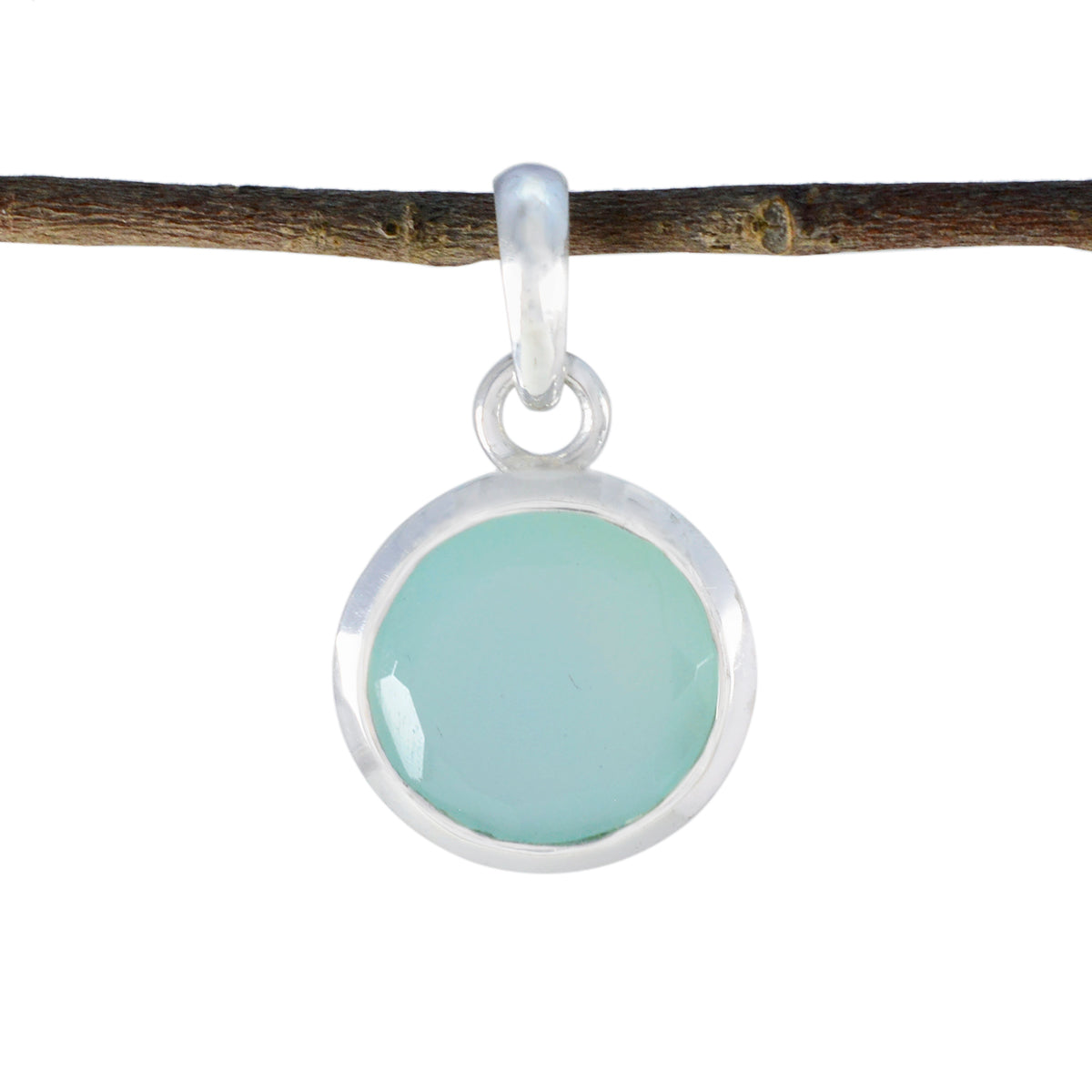 Trendy Lorena Pendant India - Chic Gemstone Jewelry Aqua Chalcedony Aqua Aqua