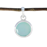 Trendy Lorena Pendant India - Chic Gemstone Jewelry Aqua Chalcedony Aqua Aqua
