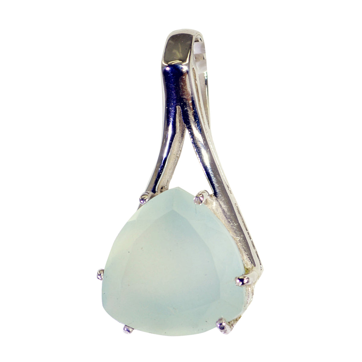 Antonia Trendy Pendant for Women - Gemstone Jewelry Aqua Chalcedony Aqua Aqua