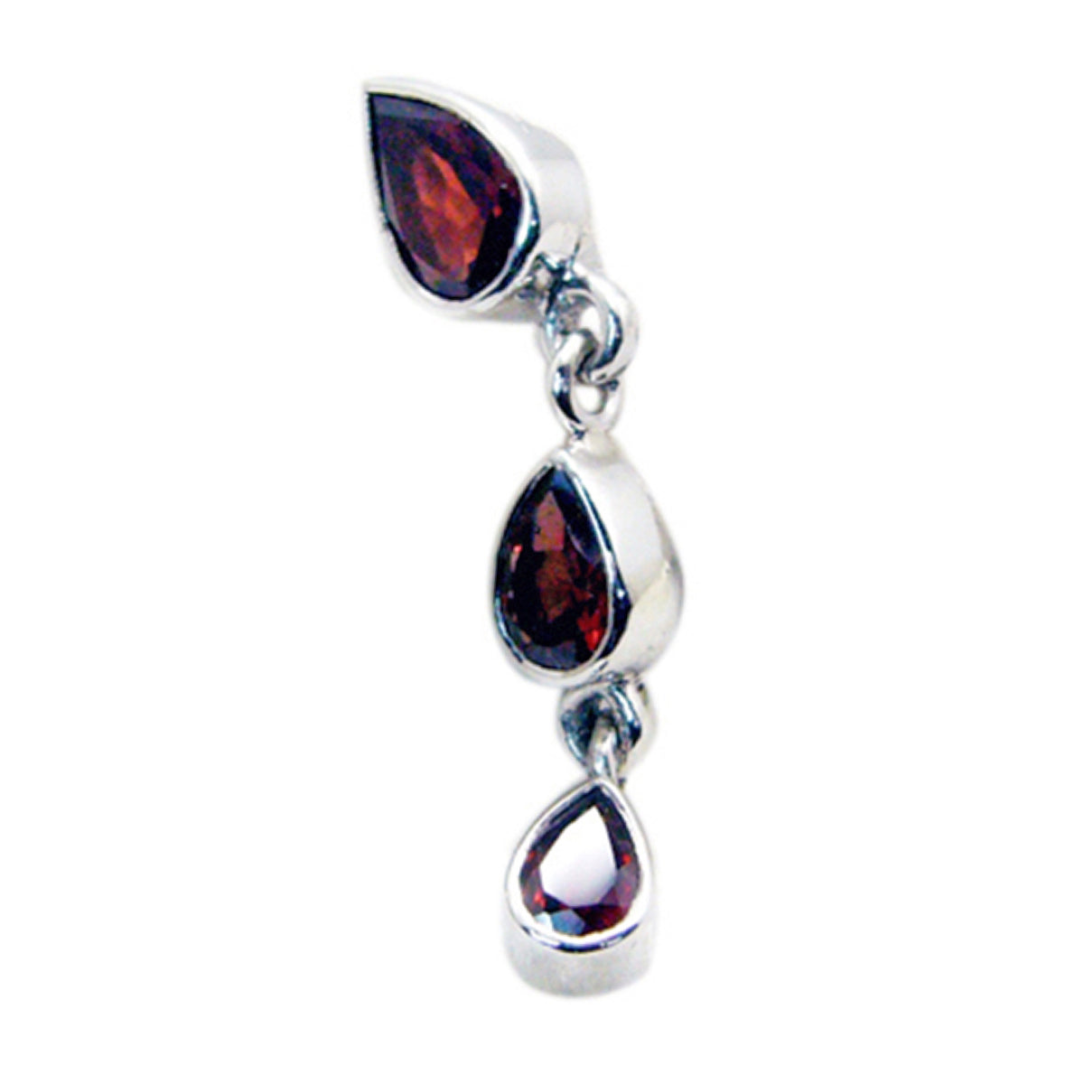 Inès Trendy Red Pendant Jewelry for Every Occasion Garnet Red Red