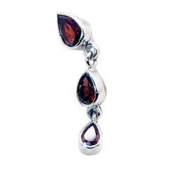 Inès Trendy Red Pendant Jewelry for Every Occasion Garnet Red Red