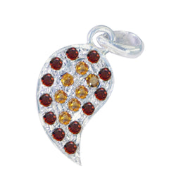 Patricia Trendy Whisper-Thin Pendant with Colorful Gemstones