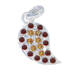 Patricia Trendy Whisper-Thin Pendant with Colorful Gemstones