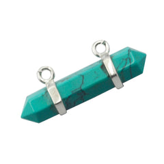 Eleanor Turquoise Bubble Pendant with Silver Accents