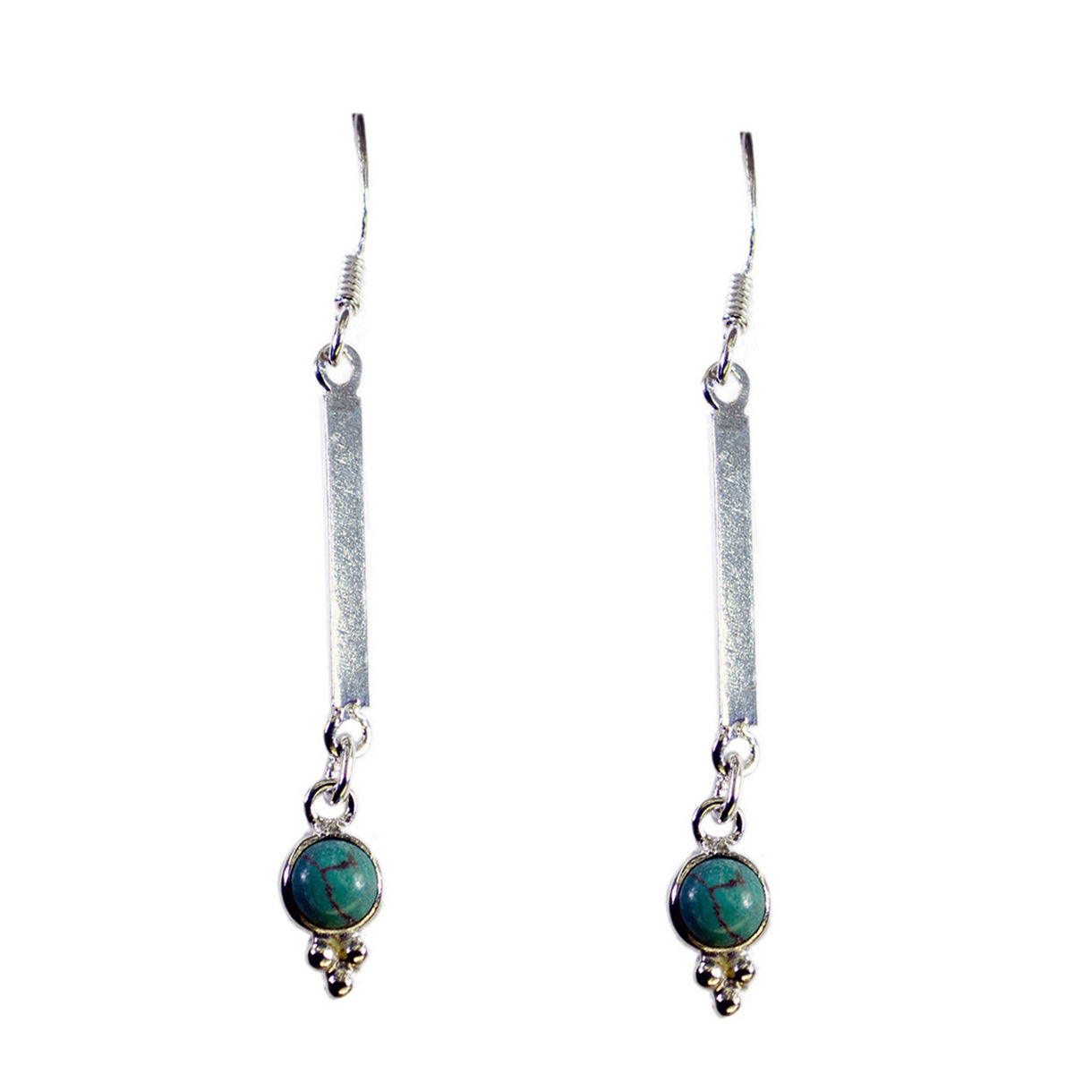Sarah Turquoise Dangle Earrings for Glam Style Turquoise Blue Dangle