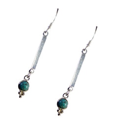 Sarah Turquoise Dangle Earrings for Glam Style