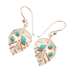 Katharina Turquoise Featherlight Earrings for Everyday Glam