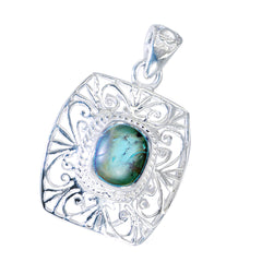Chloe Turquoise Filigree Statement Pendant