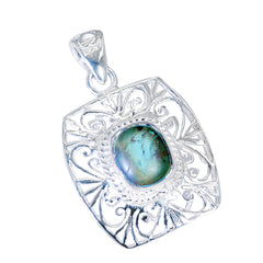 Chloe Turquoise Filigree Statement Pendant