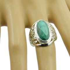 Ivy Turquoise Filigree Solitaire Ring for Elegance
