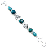 Nova Turquoise Links Bracelet for Stylish Gifting Turquoise Blue