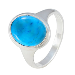 Lili Ethnic Turquoise Solitaire Ring