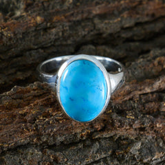 Lili Ethnic Turquoise Solitaire Ring