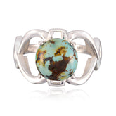 Zazlle Turquoise Statement Ring for Chic Style Turquoise Blue