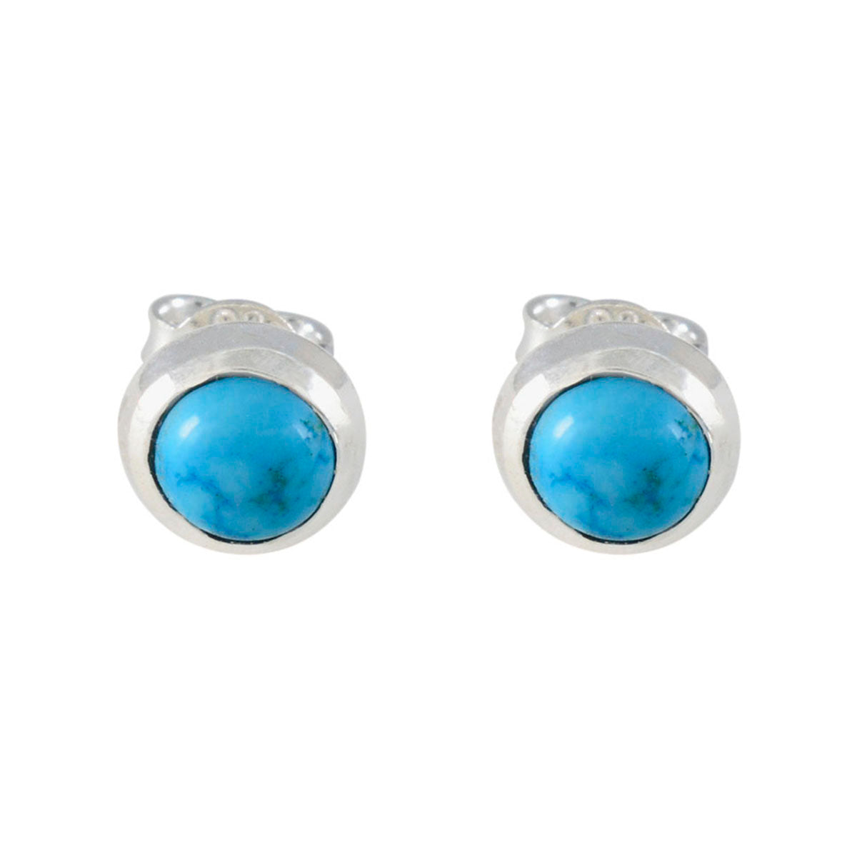Daniela Turquoise Stud Earrings for Everyday Glam Turquoise Blue Stud