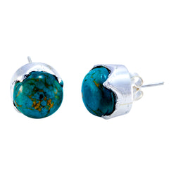 Evelyn Turquoise Stud Earrings for Everyday Elegance