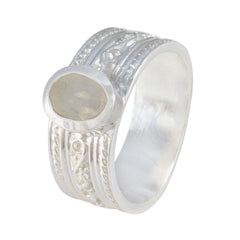 Zazlle Twist White Solitaire Band - Elegant Gemstone Ring