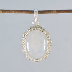 Autumn White Rope-Wire Edgy Pendant