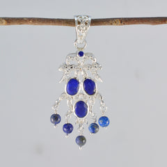 Putri Unique Blue Gemstone Pendant for Stylish Vibes