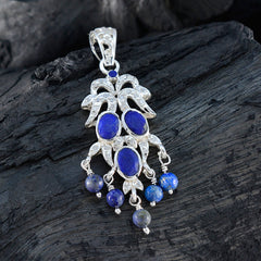 Putri Unique Blue Gemstone Pendant for Stylish Vibes