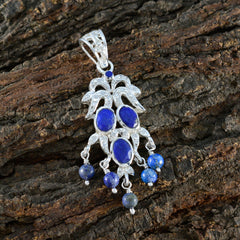 Putri Unique Blue Gemstone Pendant for Stylish Vibes