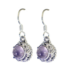 Isabella Unique Dangle Earrings for Women - Stylish Gemstone Rose Quartz Pink Dangle