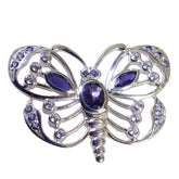 Joaquina Unique Engagement Pendant - Butterfly Design Iolite Blue Blue