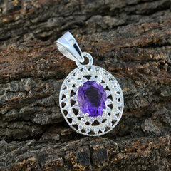 Sara Unique Fashion Necklaces: Amethyst Pendant Charm