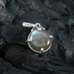 Audrey Grey Heart Whisper-thin Pendant
