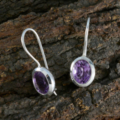 Nora Unique Purple Dangle Jewelry Earrings