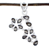 Hanna Brown Luxurious Slim Pendant smoky quartz Brown Brown