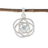 Valentina Blue Pendant - Stylish Gemstone Jewelry Blue Topaz Blue Blue